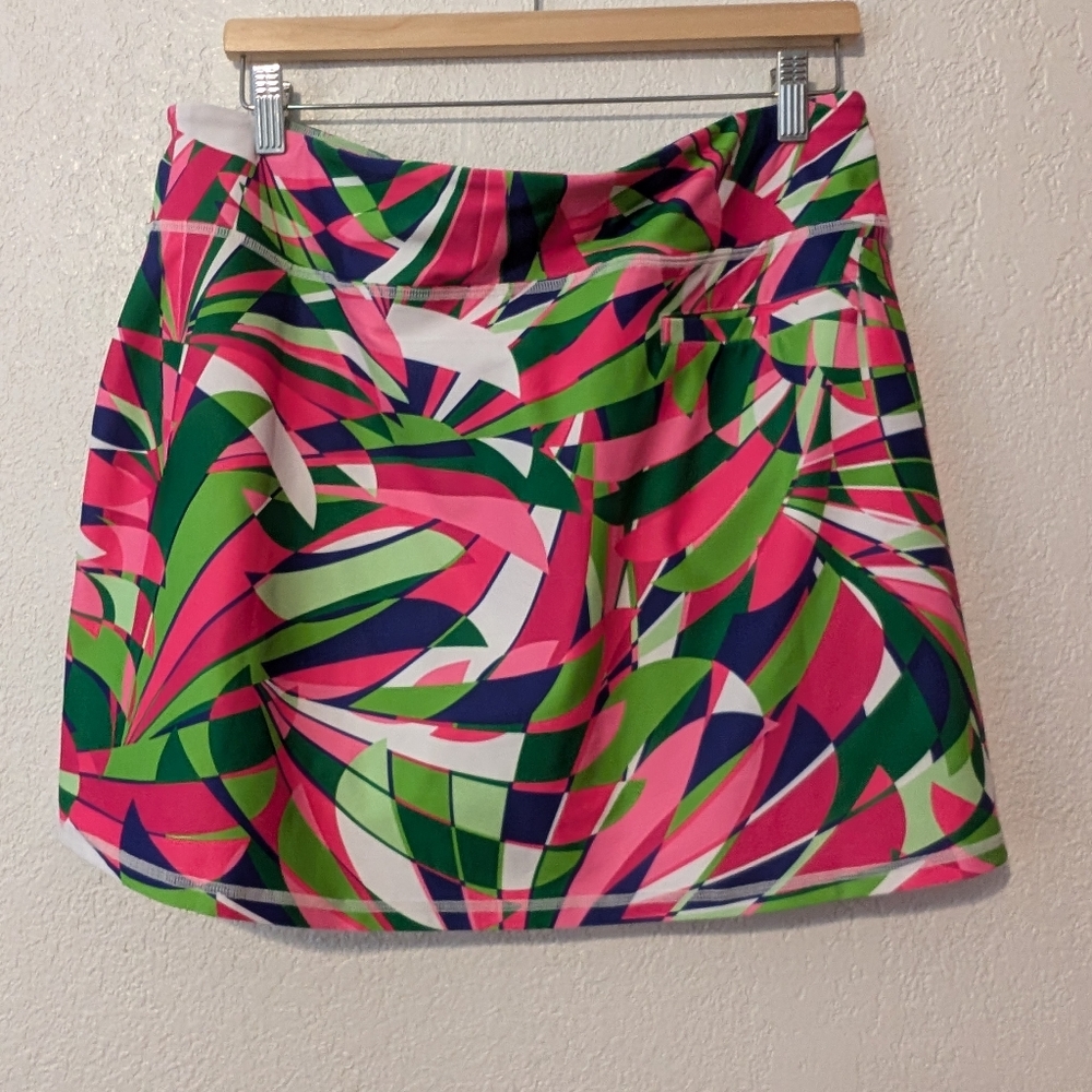 Loudmouth golf athletic skort Vibrant Tropical Print Skirt - Picture 5 of 7
